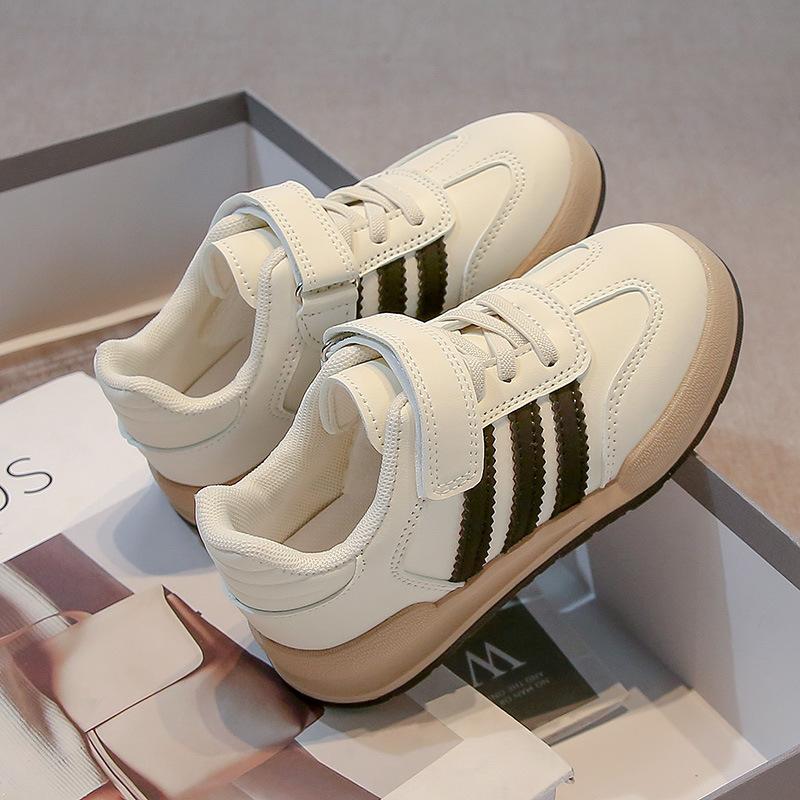 Girls shoes 2025 spring and autumn new children's sports shoes boys moral training board shoes spring breathable white shoes single shoes