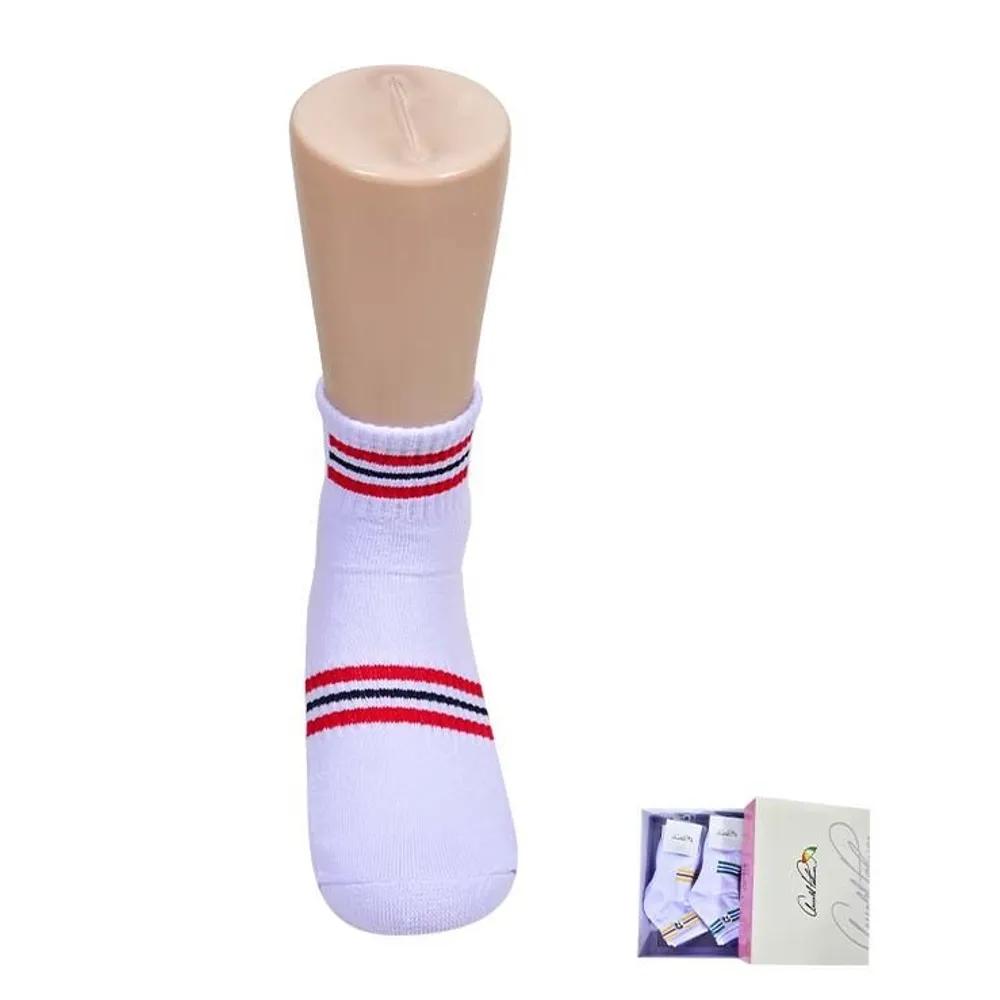 Arnold Palmer Soft and Cushioned Women's Colored Ringle Ankle Socks