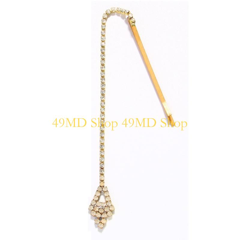 

49MD Ethnic Styles Forehead Charm Chain Ornament Forehead Jewelry for Formal Occasion золотой