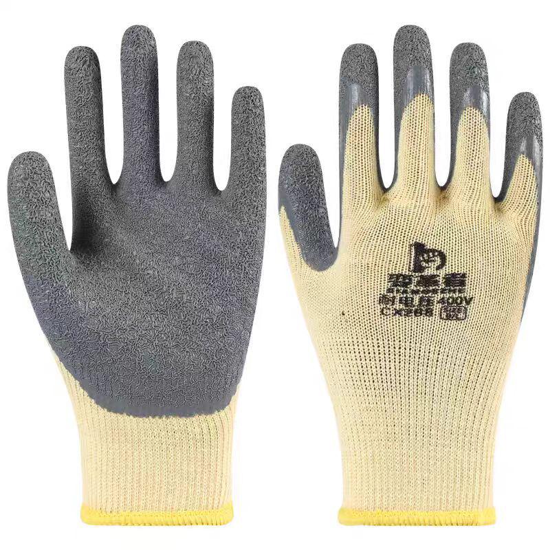 400V Low Voltage Insulating Rubber Gloves - Electrician Anti-electric, Flexible, Wear-resistant for Live Wiring and 220V Protection