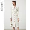 Langzi Vintage-Inspired Cotton Blend Business Casual Dress