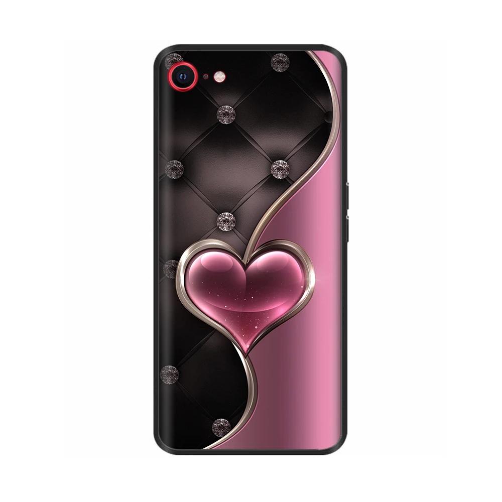 For iPhone SE 2020 Phone Case Funny Camera Protection Soft Liquid Silicone Back Cover for iPhone SE 2016 5 5S Cover for iPhoneSE