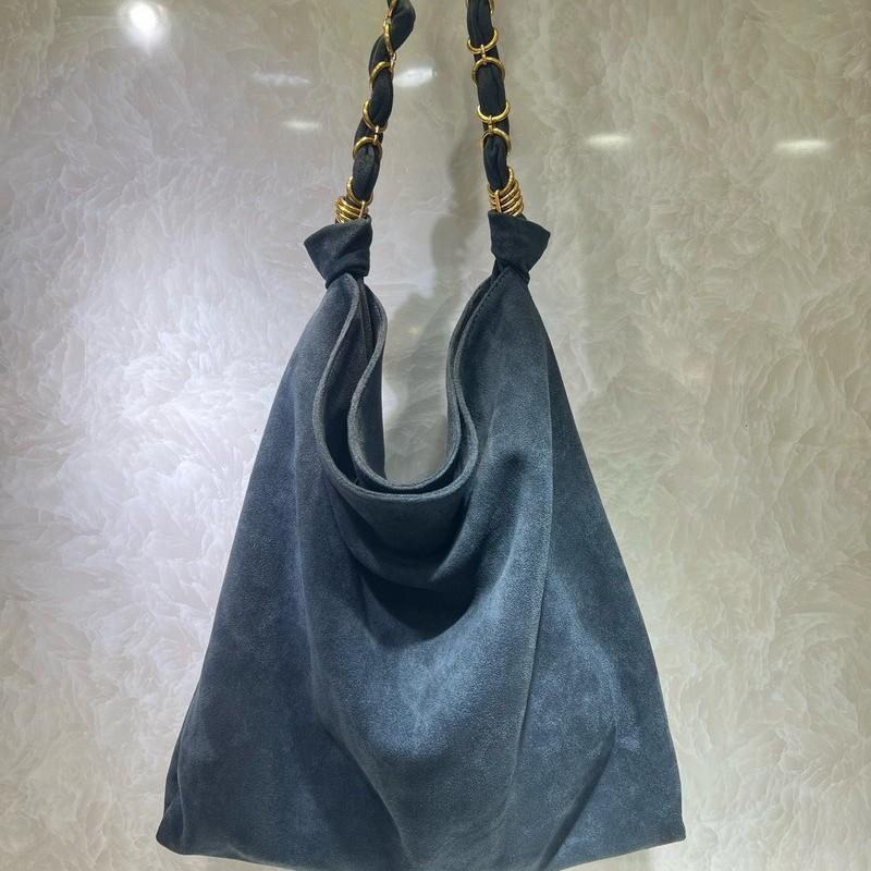 2025 New High-silk Matte Underarm Bag Tote Vegetable Basket Bucket Cross-slung One-shoulder Handbag Women