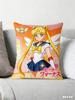 Sailor Moon Pillow Anime Fan Favorite Inner Senshi Print Decorative Pillow for Fans Magical Girl Home Decor and Anime Enthusia