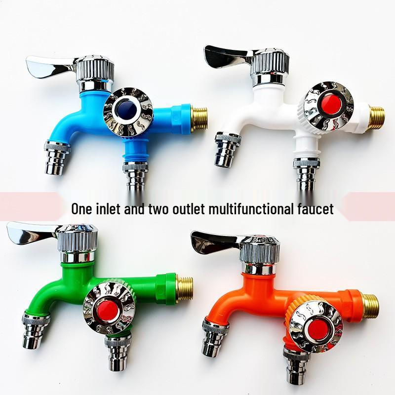 Dual-Use Washing Machine Faucet: Two-Way, Detachable, Automatic Water Stop, Thickened & Anti-Freeze