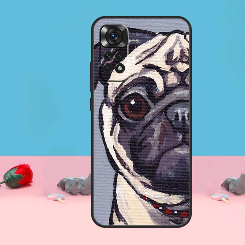 

Pug Dog Cover For Xiaomi Redmi Note 12 10 11 13 14 Pro 11S 12S Case For Redmi 15C 13C 12C 10C 14C 15 Redmi 15C 5G