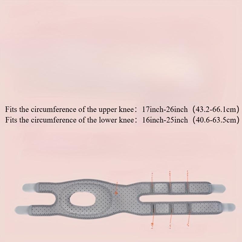 2pcs Sports Kneepads Men's Patella Belt Spring and Summer Silicone Fitness Running Professional Protection Knee Joints Breathable and Light.