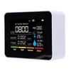10-in-1 Luftqualitätsmonitor Erkennt CO2 HCHO TVOC PM25 PM10 Temperatur Luftfeuchtigkeit Hochpräzise Sensoren Farbdisplay Luft