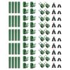 80pcs 11mm Adjustable Plant Trellis Connector Clips Garden Frame Joint Buckle Set Greenhouse Support Building Accessory Tool Kit