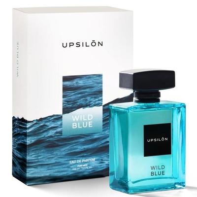 Perfume Masculino UPSILON Wild Blue Aqua | Perfumes Eau De Toilette Líquidos de Longa Duração para Homens | Perfume Premium de Luxo para Homens (100ml)