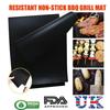 Barbecue Grill Mesh Mat Feuille Réutilisable Résistant Antiadhésif Barbecue Cuire Viande Noir