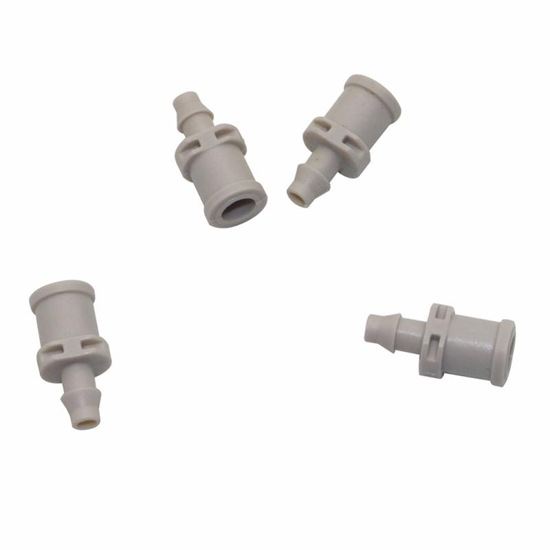 Single Barb Connector for 4/7mm Garden Hose Greenhouse Connection 6 Mm Mist Spray Nozzle Water Pipe Connector 50 Pcs