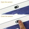 5-Pack ABS Webcam Cover with One-Touch Button - Sleek Black Privacy Slider for Laptop, Phone & Camera Lenses