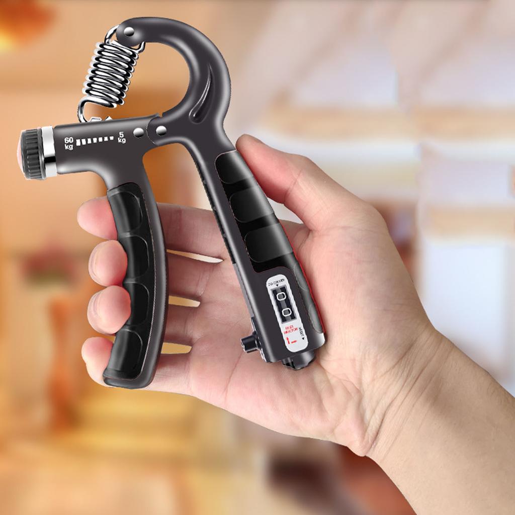 Grip Strength Trainer Adjustable Hand Grips for Strength Training Wrist and Forearm Strength Trainer Black