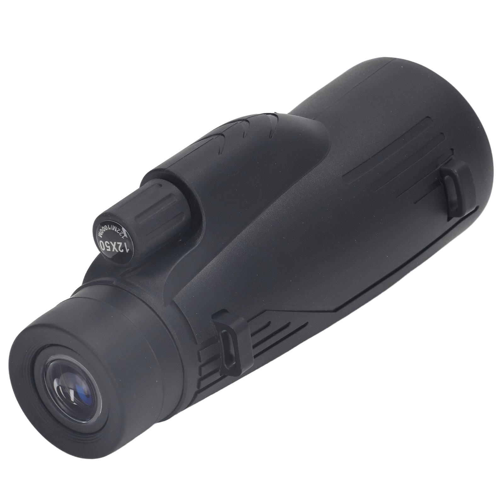 

12x50 HD Монокулярний телескоп з великою апертурою, анти-тремтячий ручний монокуляр Компактний монокуляр