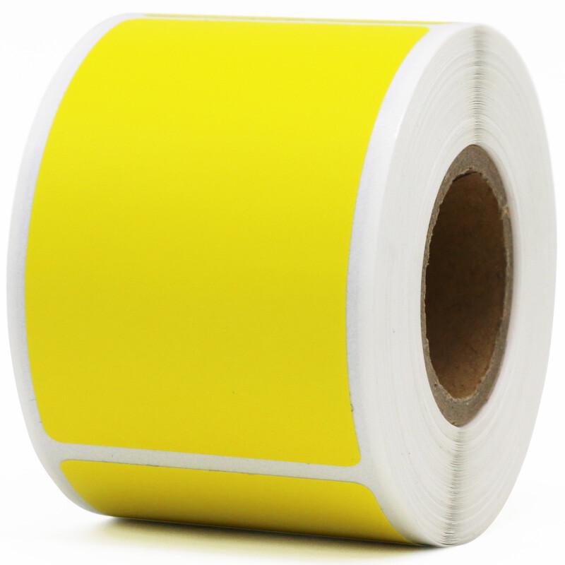 Wewin 38x60mm Yellow Synthetic Paper Labels