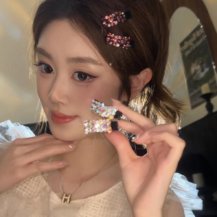 Koreanischer Dongdaemun Strass Luxus Haarclip