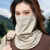 Dual Use Cycling Uv Protection Masks Ice Silk Sunscreen Full Face Cover  Outdoor