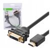 Kabel Ugreen Hd106 Dvi 24+1 Pin / Hdmi Fhd 60Hz 1.5M - Czarny (11150)