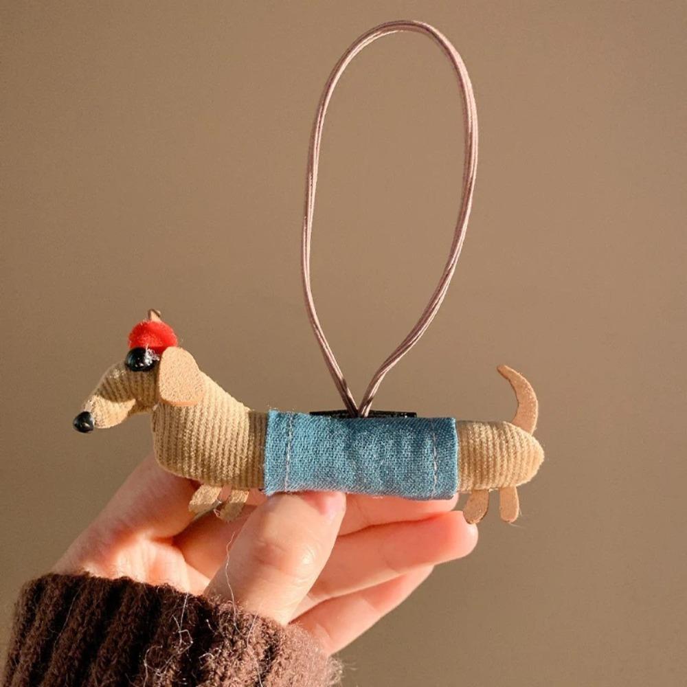 Puppy Dachshund Hairpin Cute Horsetail Holder Trendy Cartoon Shark Clip Headdress