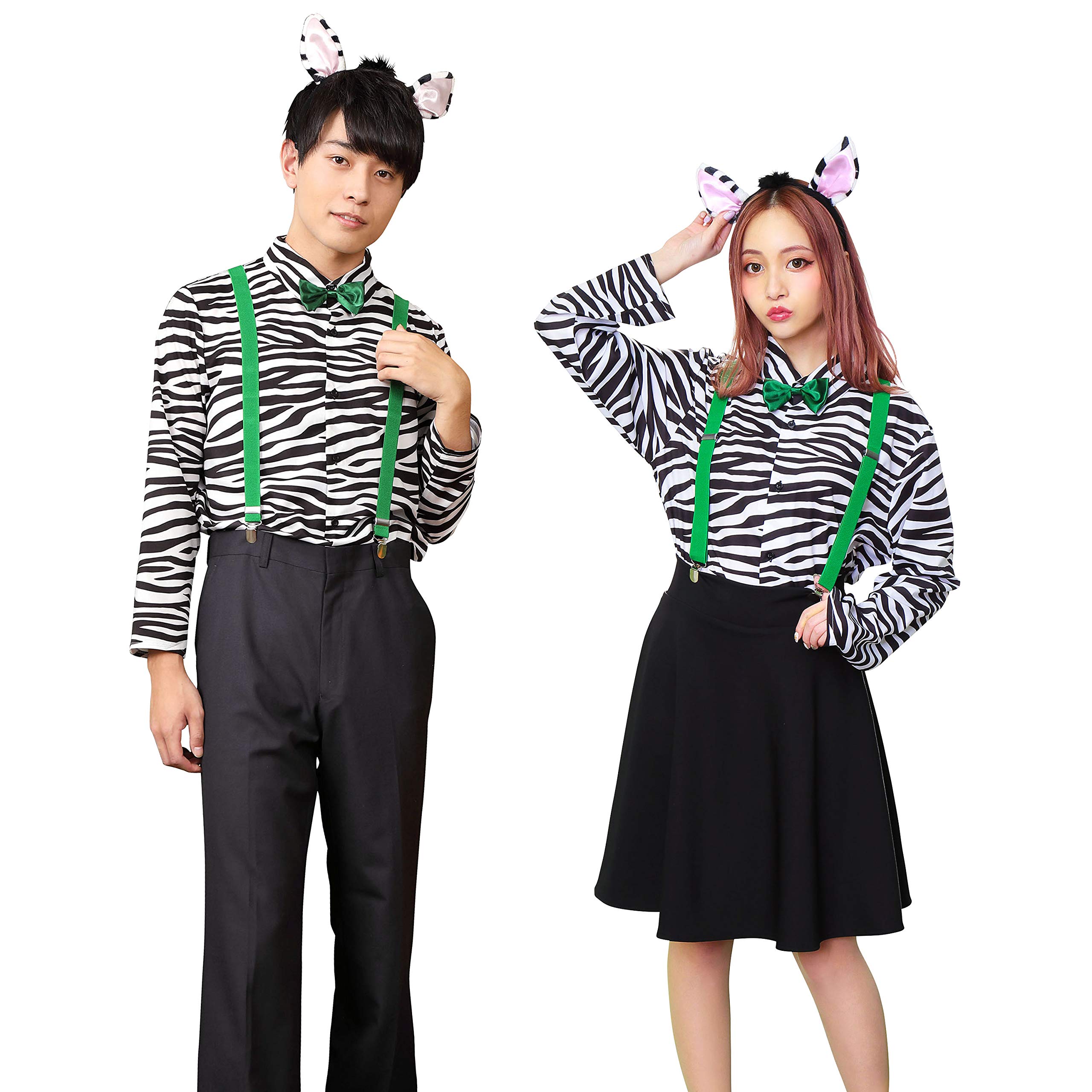 

Рубашка с животным Clearstone, Косплей, Хэллоуин, Рубашка с зеброй, Унисекс, Черный