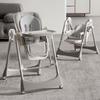 Foldable 2-in-1 Baby High Chair & Rocker for Ages 0-6: Convertible Dining & Reclining Seat