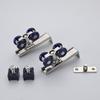 2 teile/satz Schiebetür Roller Hardware Rutsche Türen Pulley 4 Räder Hause Zimmer Holz Tür Hängen Räder Schiene Track Pulley