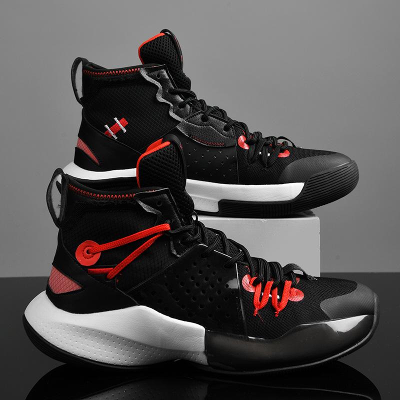 

Мужская летняя стильная мужская амортизирующая баскетбольная обувь с ручкой на воздушной подушке, повседневная обувь 46