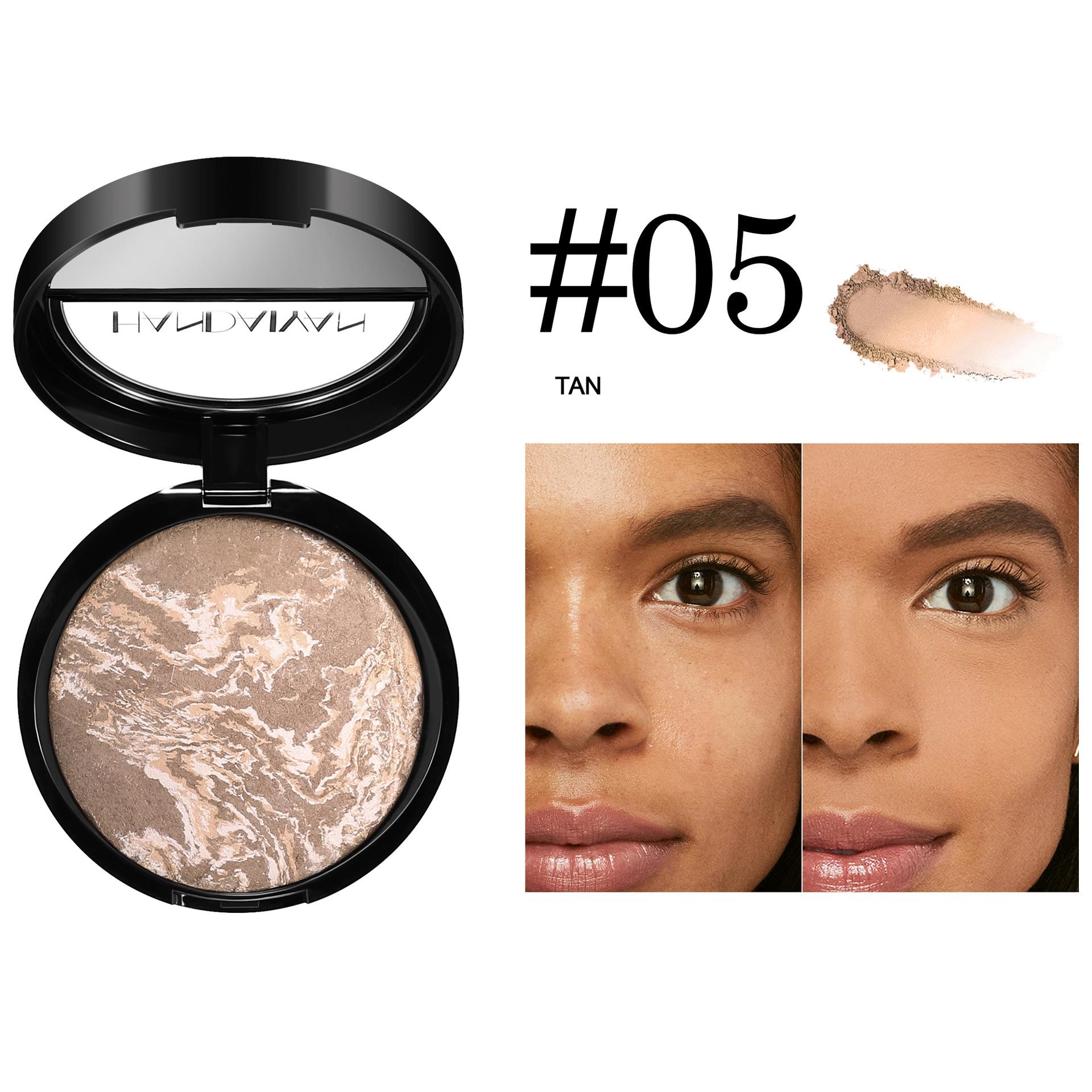 

Набор пудры для выпечки цвета мрамора Magic Powder Permanent Oil Control Fine Shine High Light Contouring Powder To Masking Blemish and Pores
