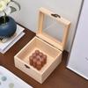 Retro Wooden Storage Box High-Visibility Desktop Organizer Gift Box Jewelry Box  Friend