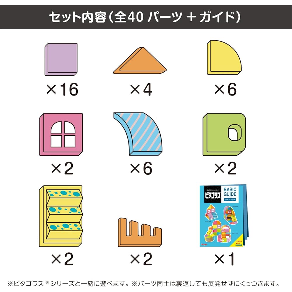 People Pythagoras Basic Educational Roundhouse Magnetic Building Set Creative Play PGS-150