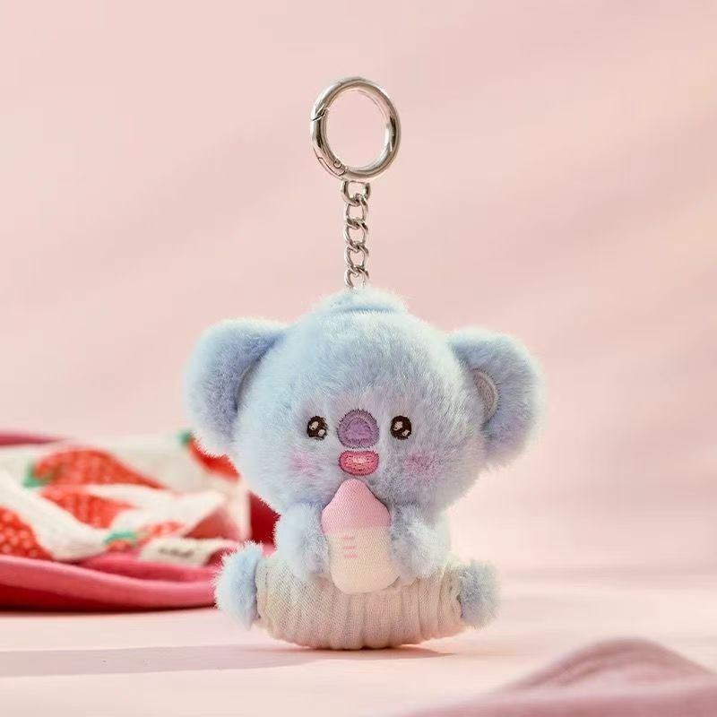 

Плюшевая кукла BTS BT21 Брелок Kpop Плюшевая игрушка Версия для новорожденных KOYA