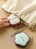 Portable Travel Powder Puff Storage Box Student Breathable Powder Puff with Mirror Dust-proof Makeup Box Small and Exquisite New