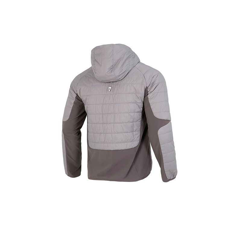 Under Armour Active Hybrid Jacket Lightweight Quilted Outdoor Hoodie Men Jackets Gray 1375447-294