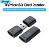 Micro SD Card Reader 2.0 USB High Speed Adapter with TF Card Slot Support 2TB Memory Card Reader for Computer