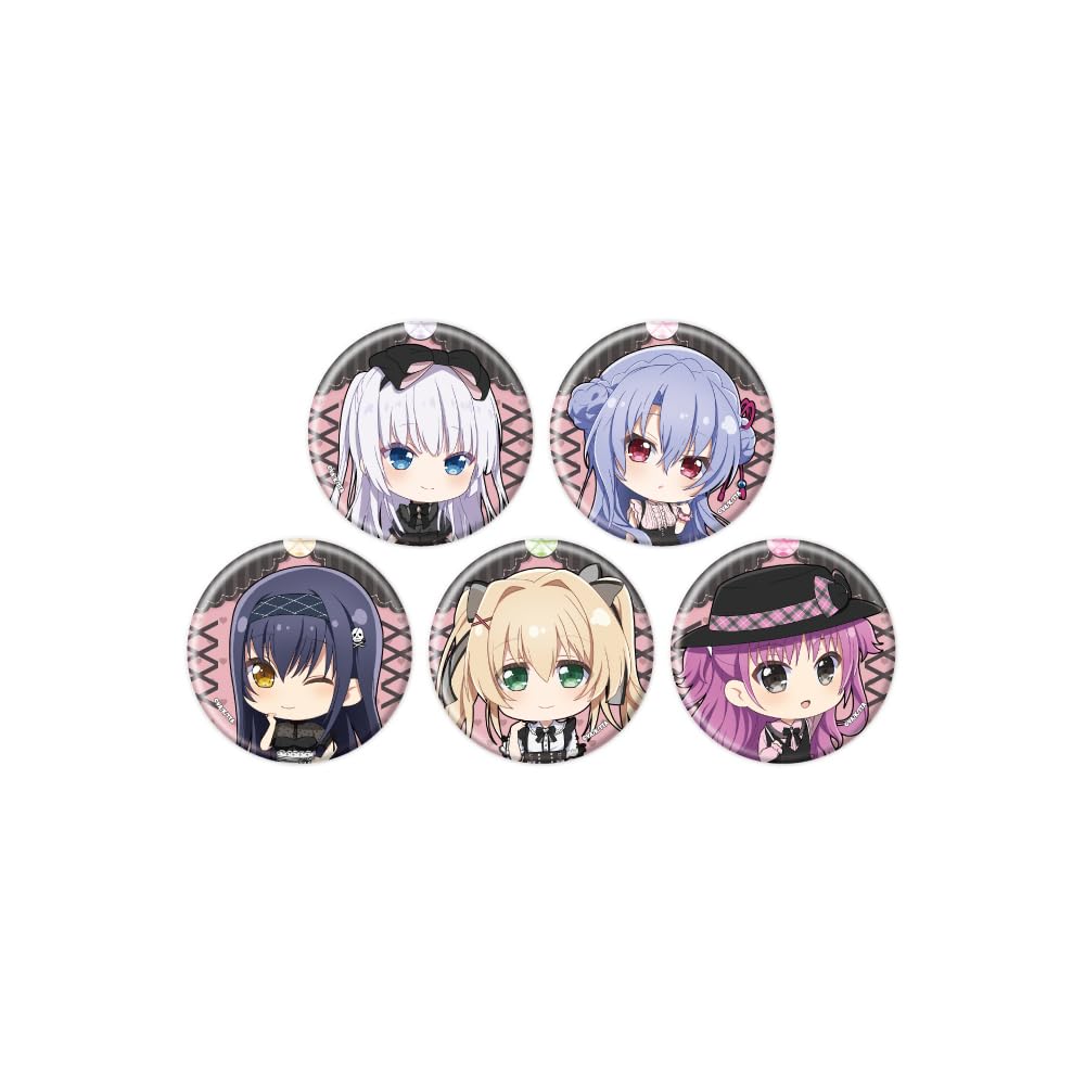 

TV Anime 02 Dark Girly Character Can Badge Complete Set of Summer Pockets ver. [Mini Illustration] (Box 5)