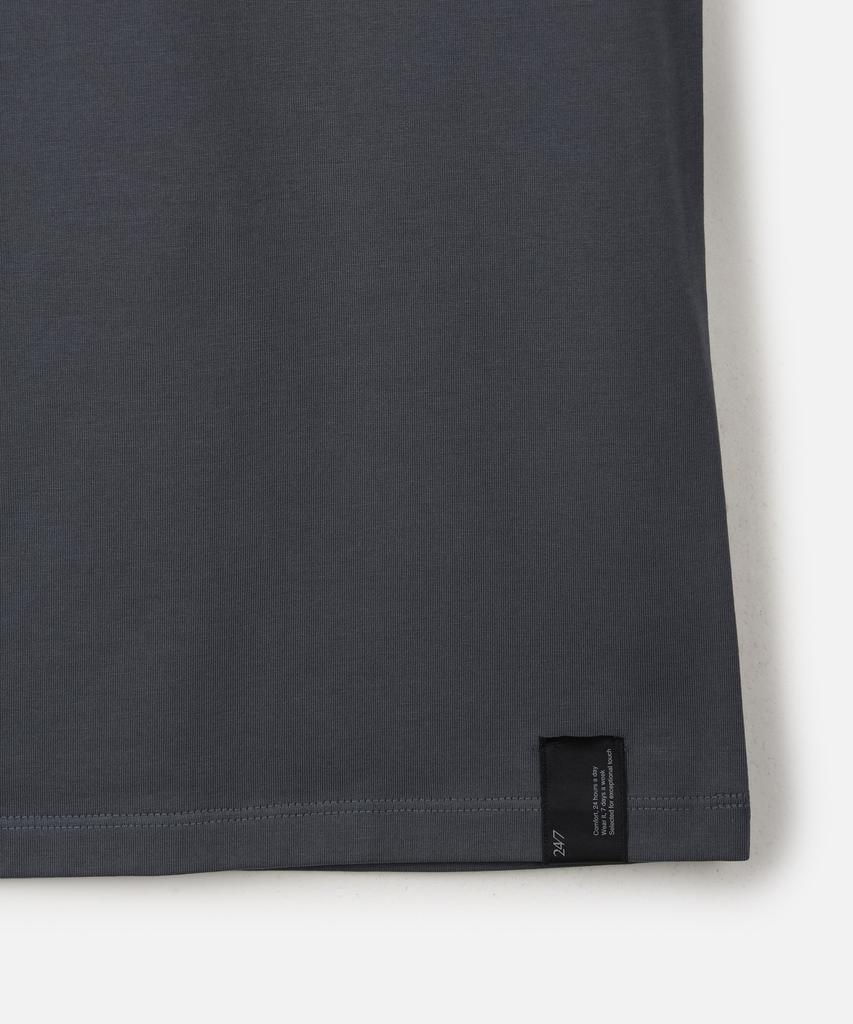 247Silijeu Supima 40S Askin Double Knee T-Shirt Blue (A Type)