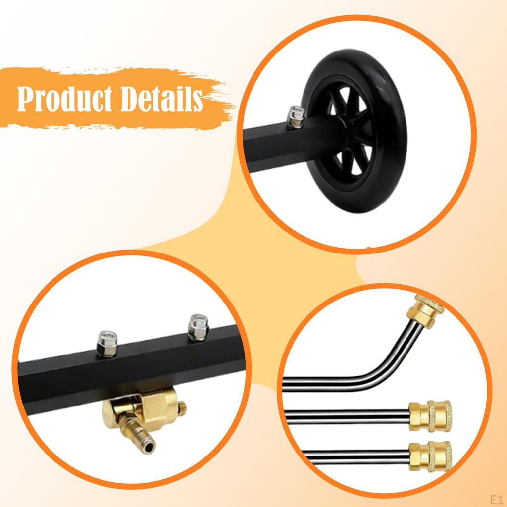 16-inch Multifunctional Universal High Pressure Washer for Chassis