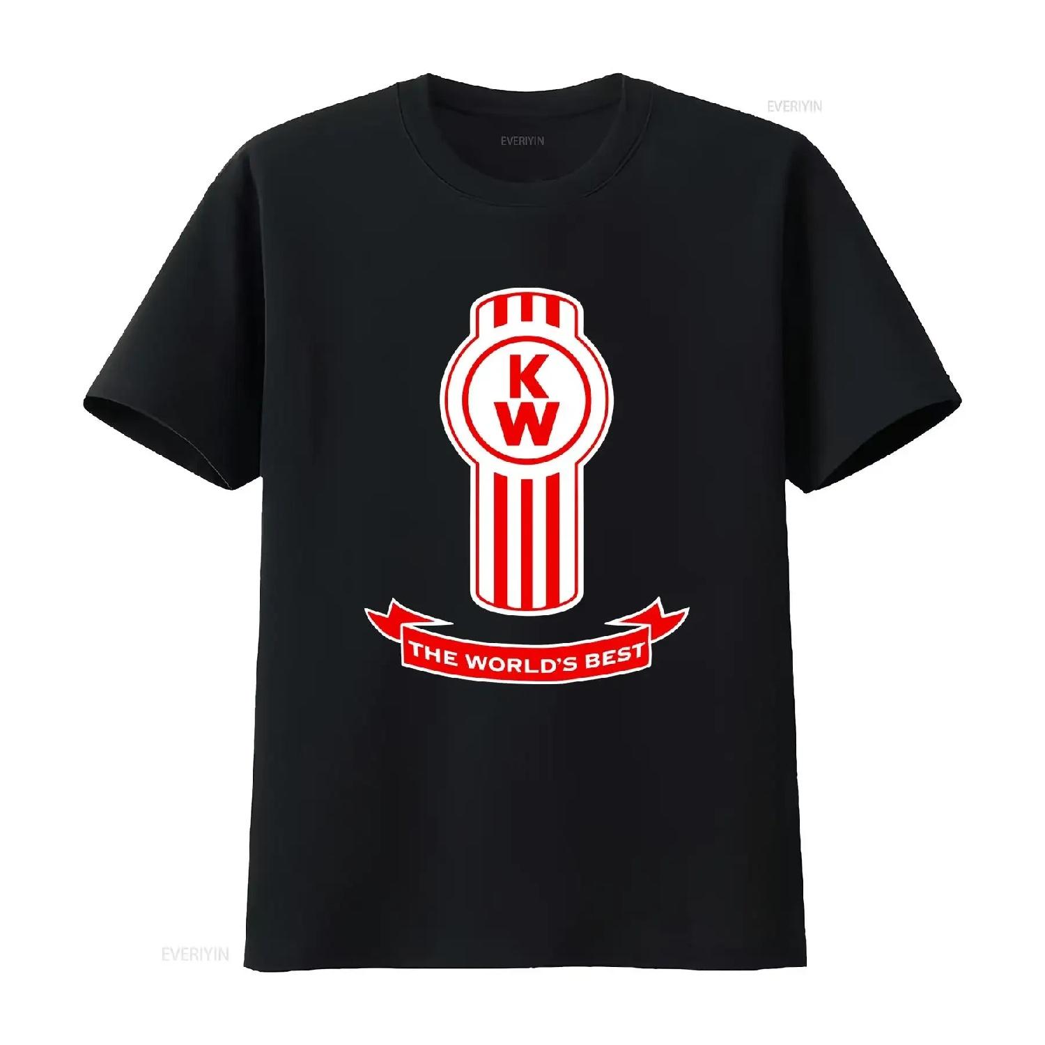 

Kenworth Trucks T Shirt Available in Size S M L XL 2XL 3XL vintage Washed Casual graphic fashion Slightly Comfortable S чёрный