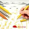 Metallischer Hartspitzen-Kalligraphie- und Textmarkerstift für Glas, Keramik und Karton-Notizen