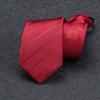 Men'S Zipper Free Dress Tie Business Red Black Professional Wedding Groom Korean Version Of A Pull Tie