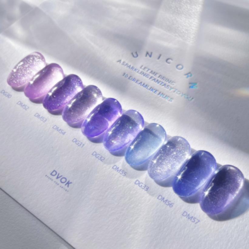 

DVOK Unicorn Magnet Gel nail Polish 10ml 10Colors SET Korea Beauty