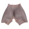 Silicone Pants Butt Shapewear Underwear Breathable Open Crotch Padded Thickening Silicone Butt Shaper Control Shorts Coffee M