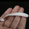 20Pcs Fishing Lures Soft Baits with T-Tail Vibrant Color Mini Size Portable Flexible Fake Lures Artificial Baits