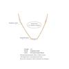 Yhpup 40+6CM  Natural Freshwater Pearls Chain Collar Necklace 18k Gold Color Plated Trendy Fashion Daily Jewelry Accessories