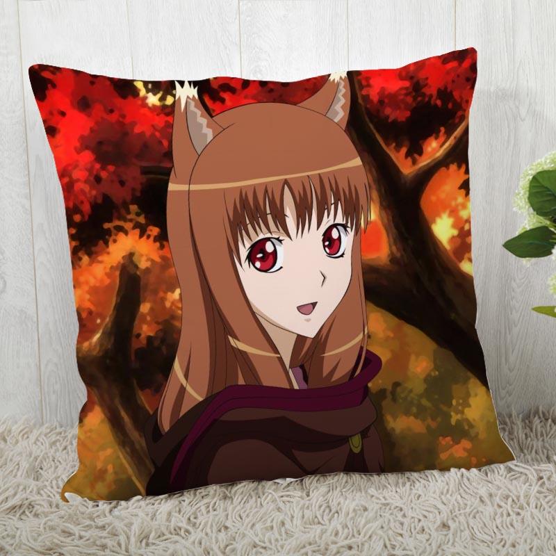 Spice And Wolf Pillow Cover Customize Pillow Case Modern Home Decorative Pillowcase For Living Room 45X45Cm A19.12.13