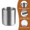 300ML Double Wall Stainless Steel Coffee Cup Without Handle Vacuum Insulated for Hot Cold Drink Use Home Office