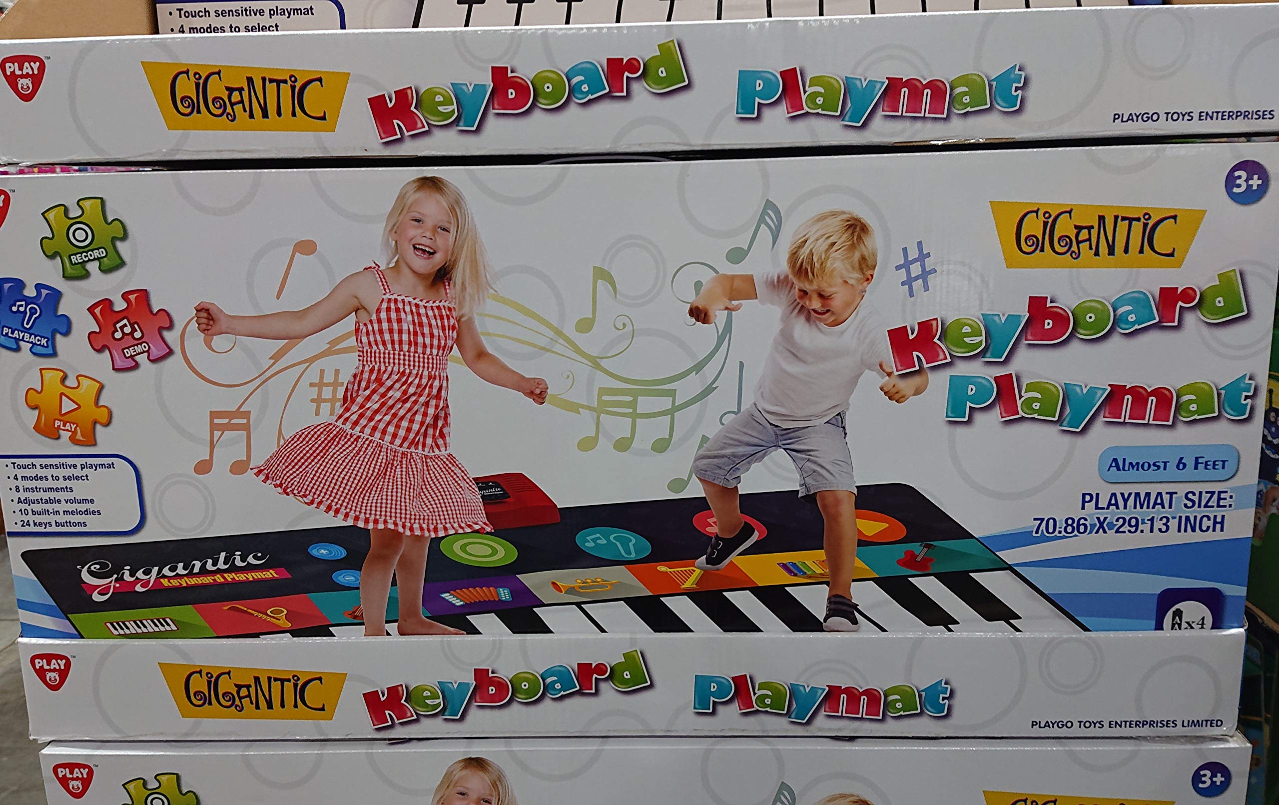 

Giant keyboard playmat jumbo size 180cm approx.