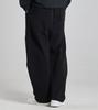Beoteunseoul Lycra Curved Elastic Waist Pants (Black)