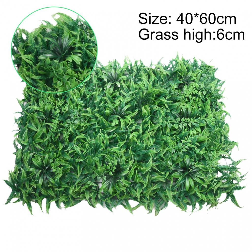 Simulation Wall Plant Artificial Square Plastic Lawn Decoration Family